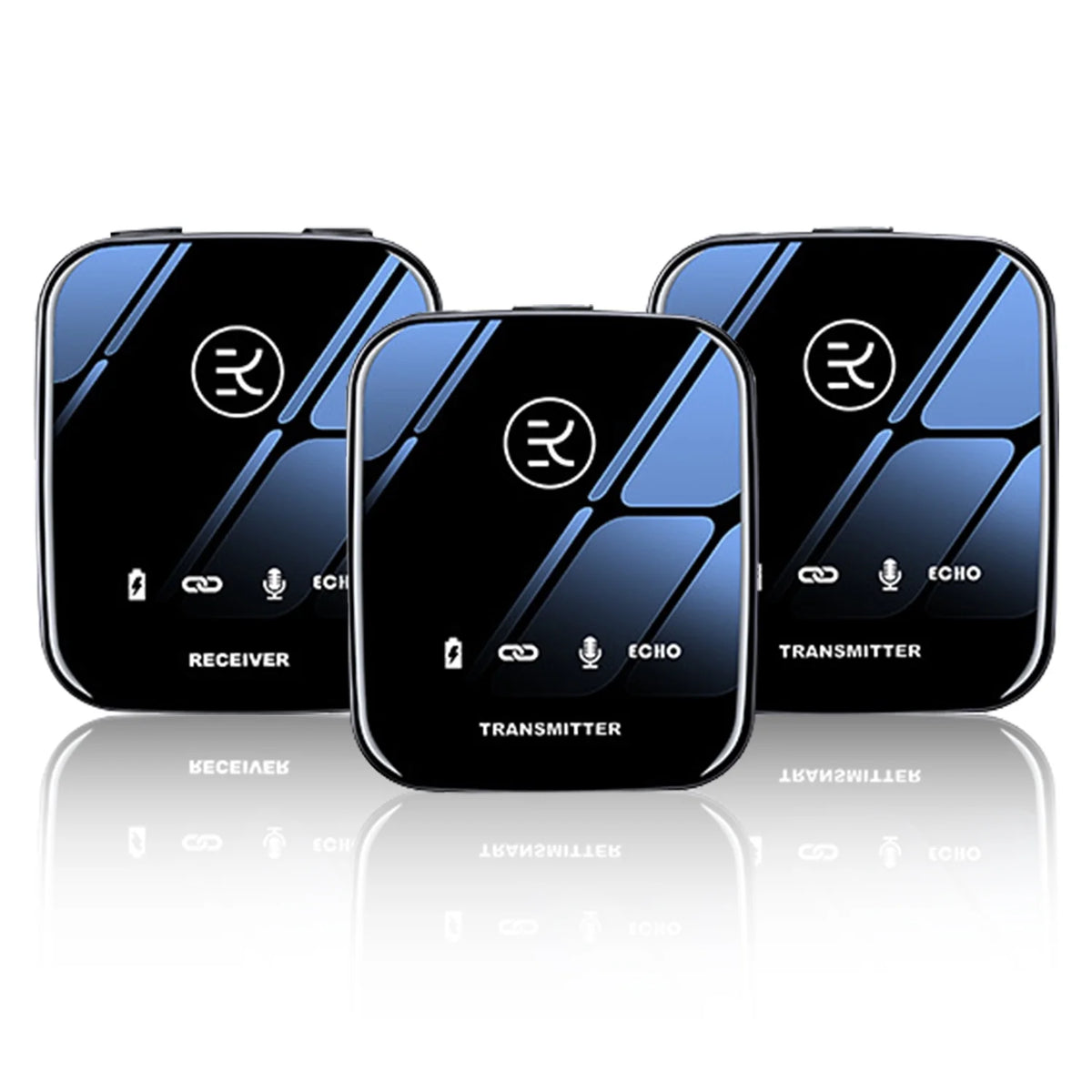 Wireless Lavalier Microphones with 20 Meter Transmission Range and 10-Hour Battery A756280
