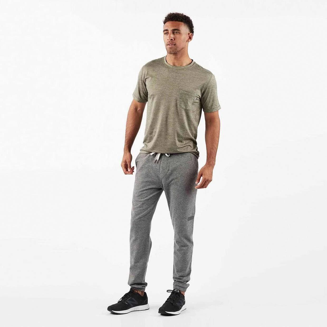 Heather Grey Men's Pant L886