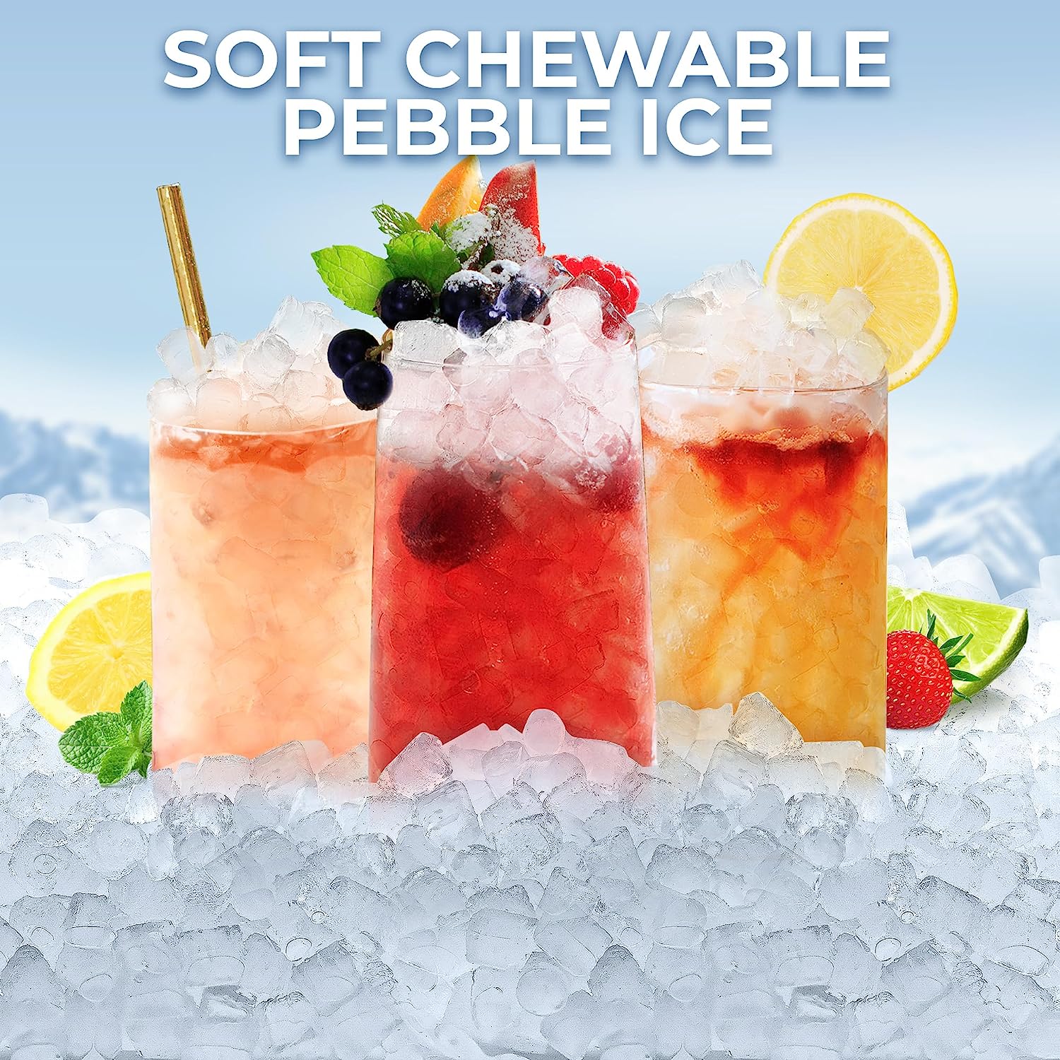 Soft Ice Maker Countertop Stainless Steel A3616