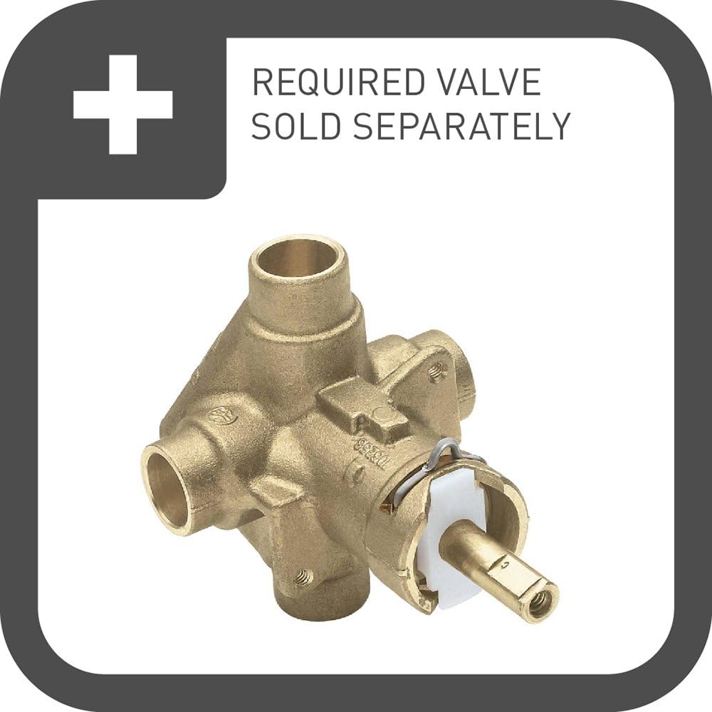 Brushed Nickel PosiTemp Trim Kit without Valve, 2.5-gpm P425