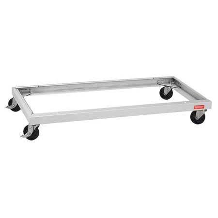 Caster Kit, 48 in W x 24 in D, Lt Gray A563259