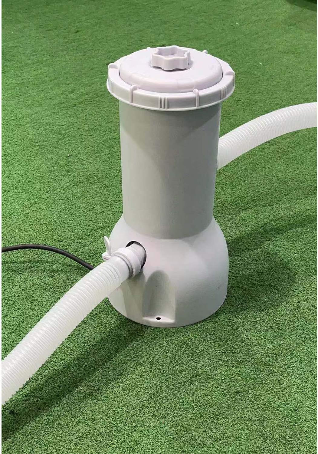 Above Ground Swimming Pool Filter Cartridge Pump with 32 mm Hoses Pack of 2 A90312