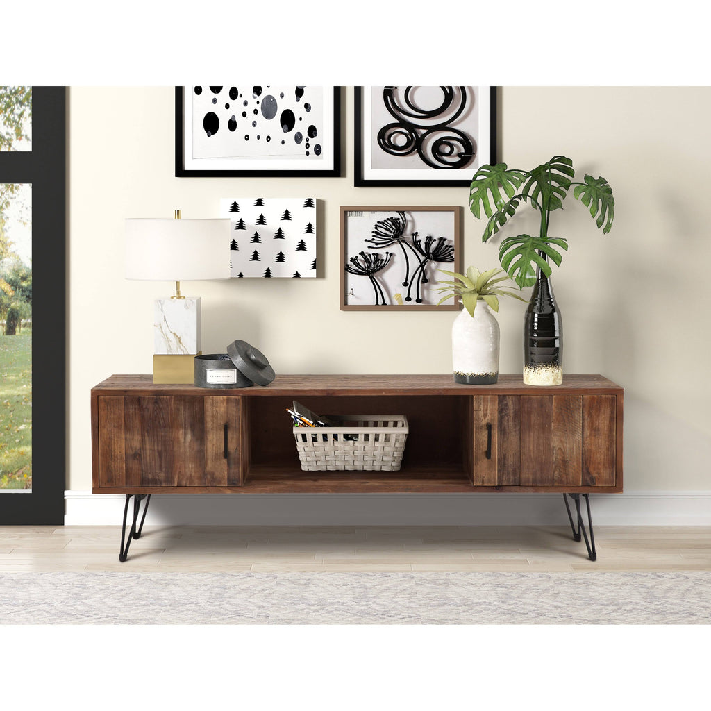 Carbon Black Media TV Stand Y87047