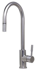 Matte Gray Finish Single Hole Kitchen Faucet with Swivel Arched Spout J576234