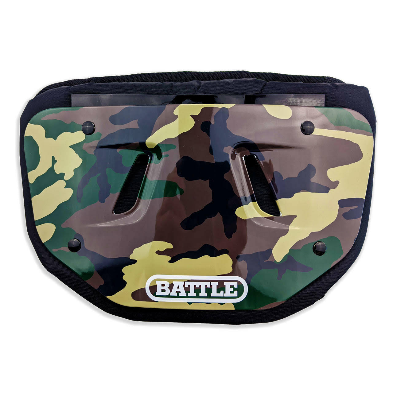 Chrome Camo Green Football Back Plate B555996