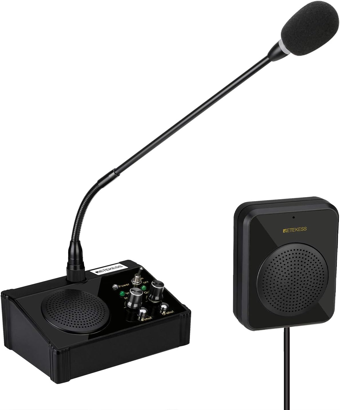 2 Way Window Intercom Speaker, Pack of 2 C741351