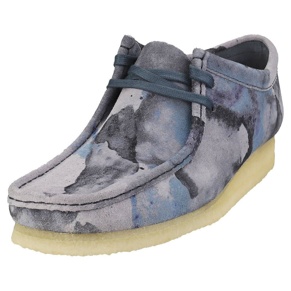 Blue Camo Wallabee Shoes I180473