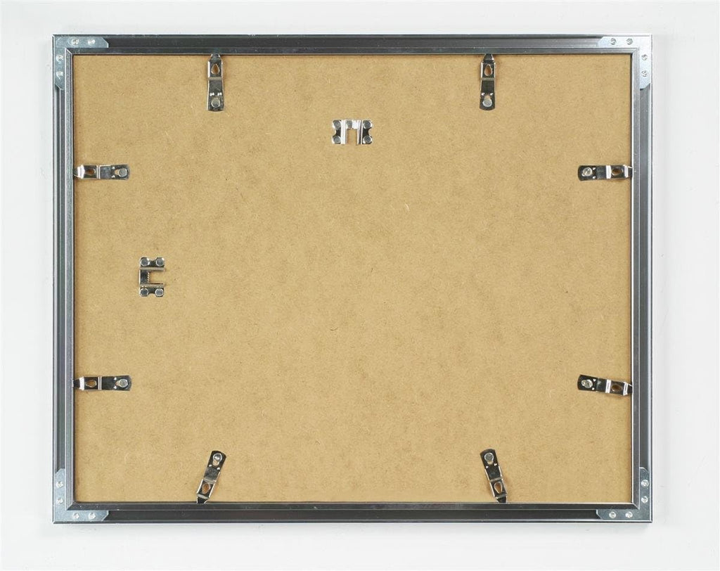 Silver Anodized Aluminum Picture Poster Frame for 24 x 36-Inch Prints O8626