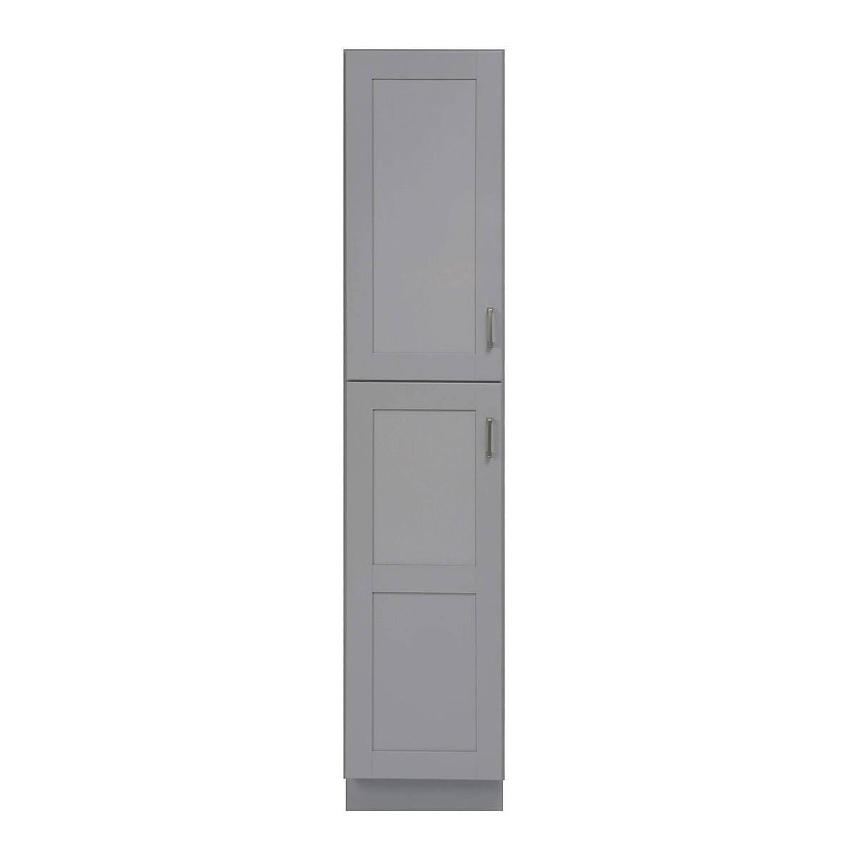 18x22 Wide Wood Floor Standing Bathroom Linen - Dove Gray K462