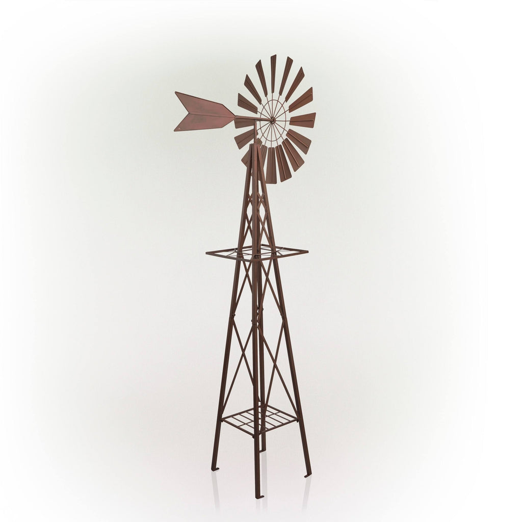 Metal Windmill Garden Stand G6510