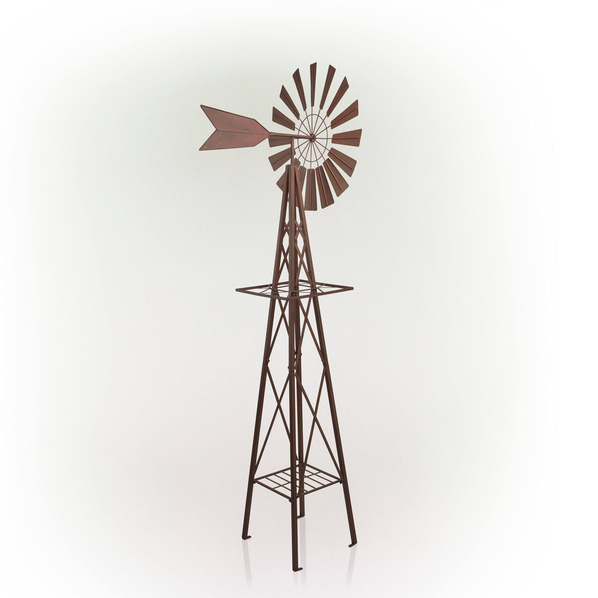 Metal Windmill Garden Stand G6510
