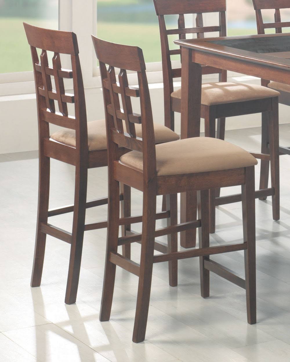 Wheat Back Stool Set of 2 B471530