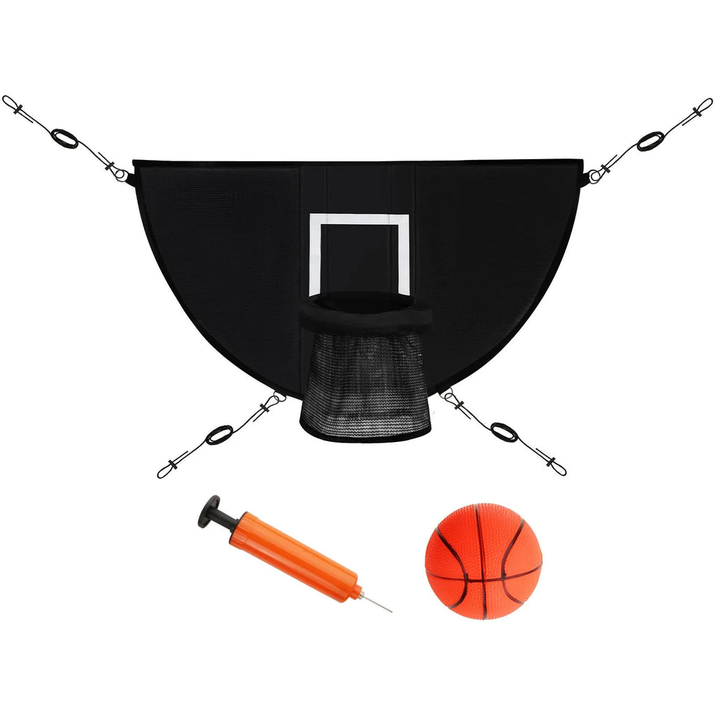 Basketball Hoop for Trampoline with Ropes and Hooks E294555