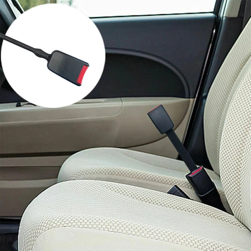 2 Pack Universal 3 Point Retractable Car Seat Belt, Black S8602