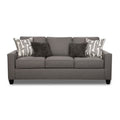 Gray Sofa with Accent Pillows S4363