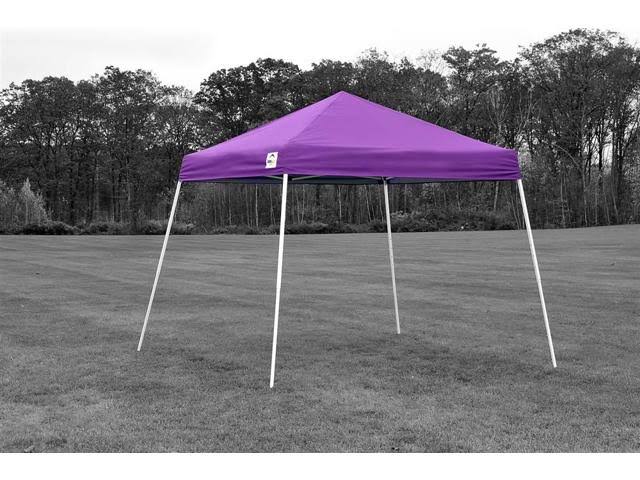 Purple 10 ft. W x 20 ft. D Straight Leg Pop-Up Canopy L400