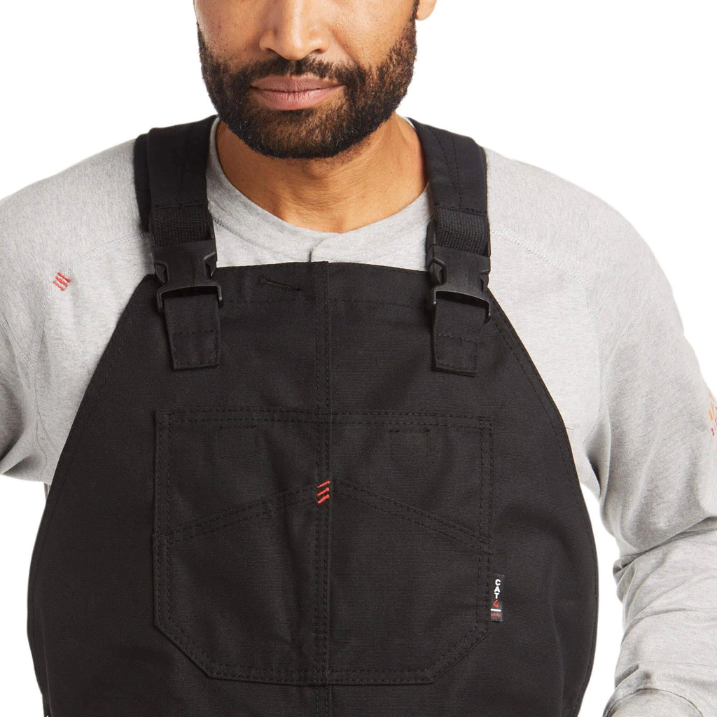 Black Insulated Overall Bib R361151