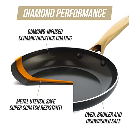 20 Piece Nonstick Ceramic Cookware and Bakeware Set W3196