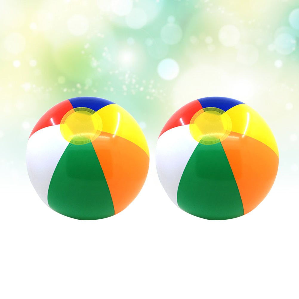 2PC Colorful Inflatable Water Ball Beach Toy F6559