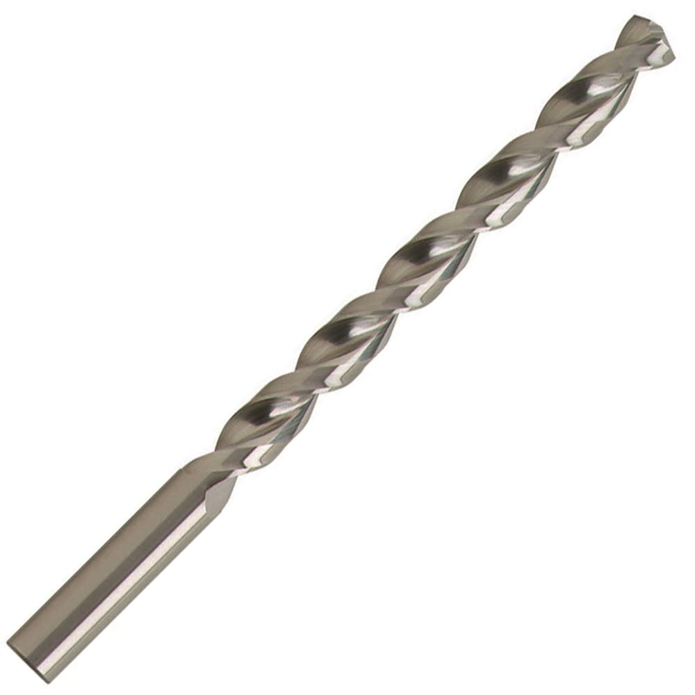25/64x22 Diameter Carbide Jobber Length Drill, Bright Finish, 95.25mm LOC W5116