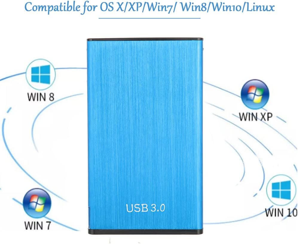 USB3.0 2.5inch 1TB Portable External Hard Drive, Pack of 2 N57949