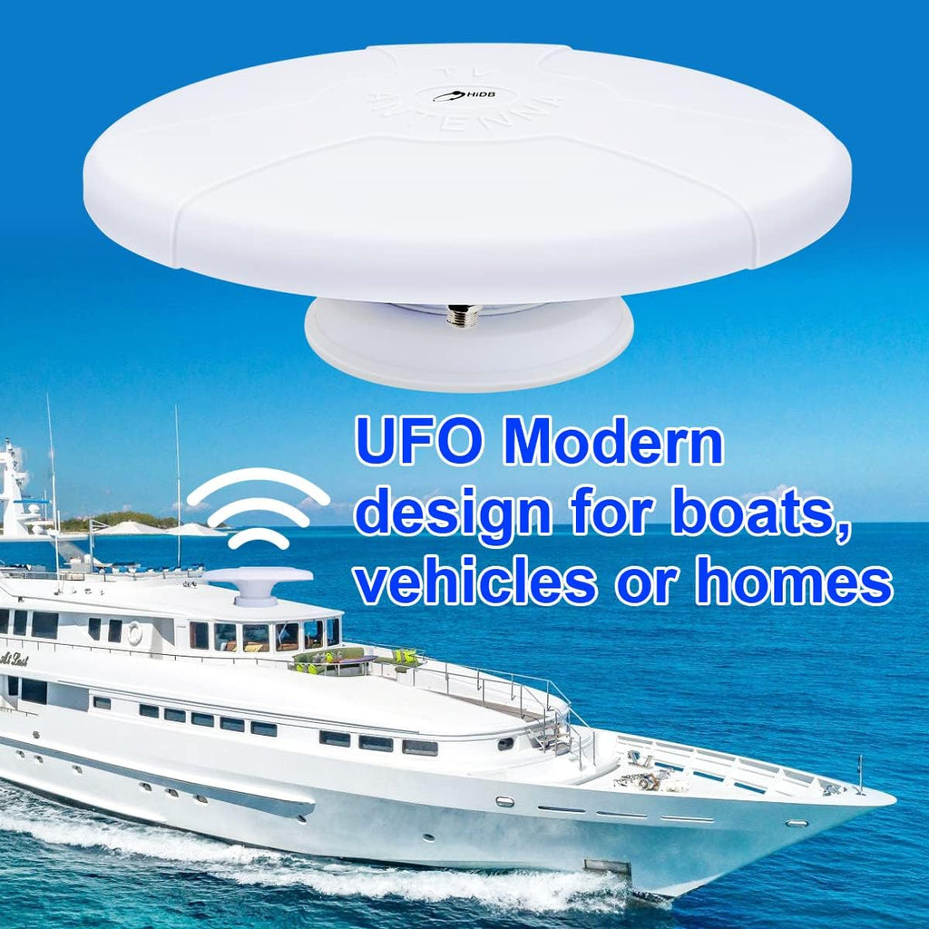 Amplified Digital HD TV Antenna with Magnetic Base, Pack of 2 P6696