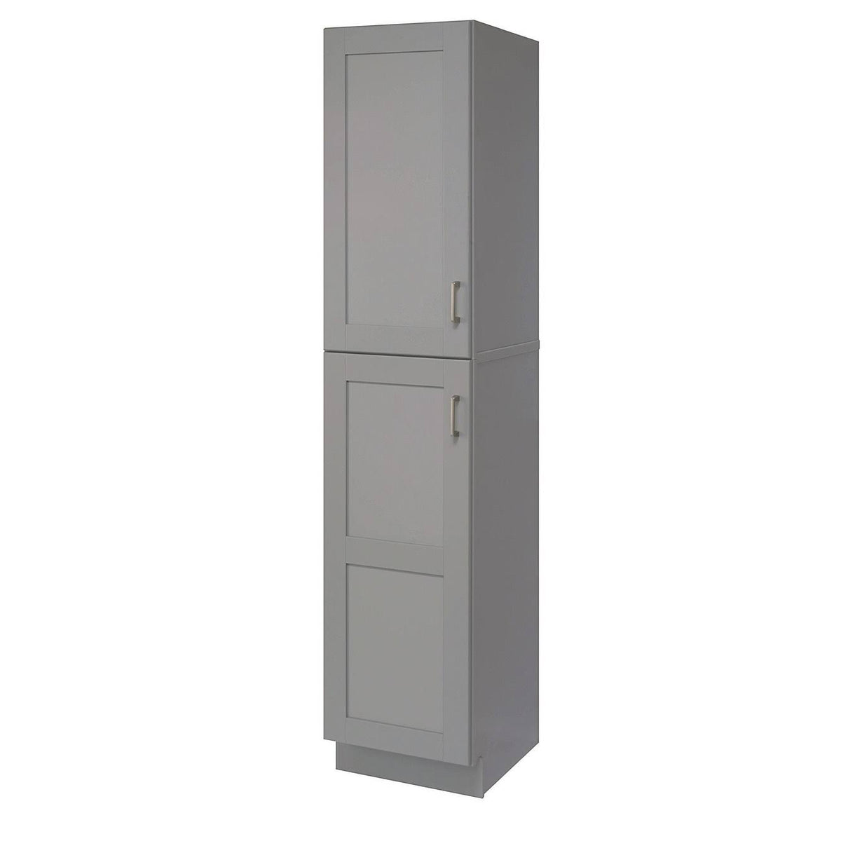 18x22 Wide Wood Floor Standing Bathroom Linen - Dove Gray K462