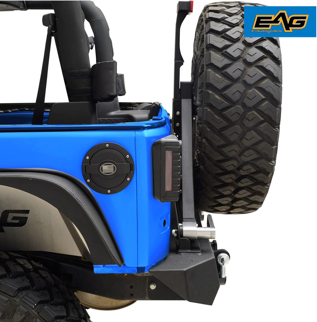 Rear Bumper and Tire Carrier with Third Brake Light Mounting Bracket J8441