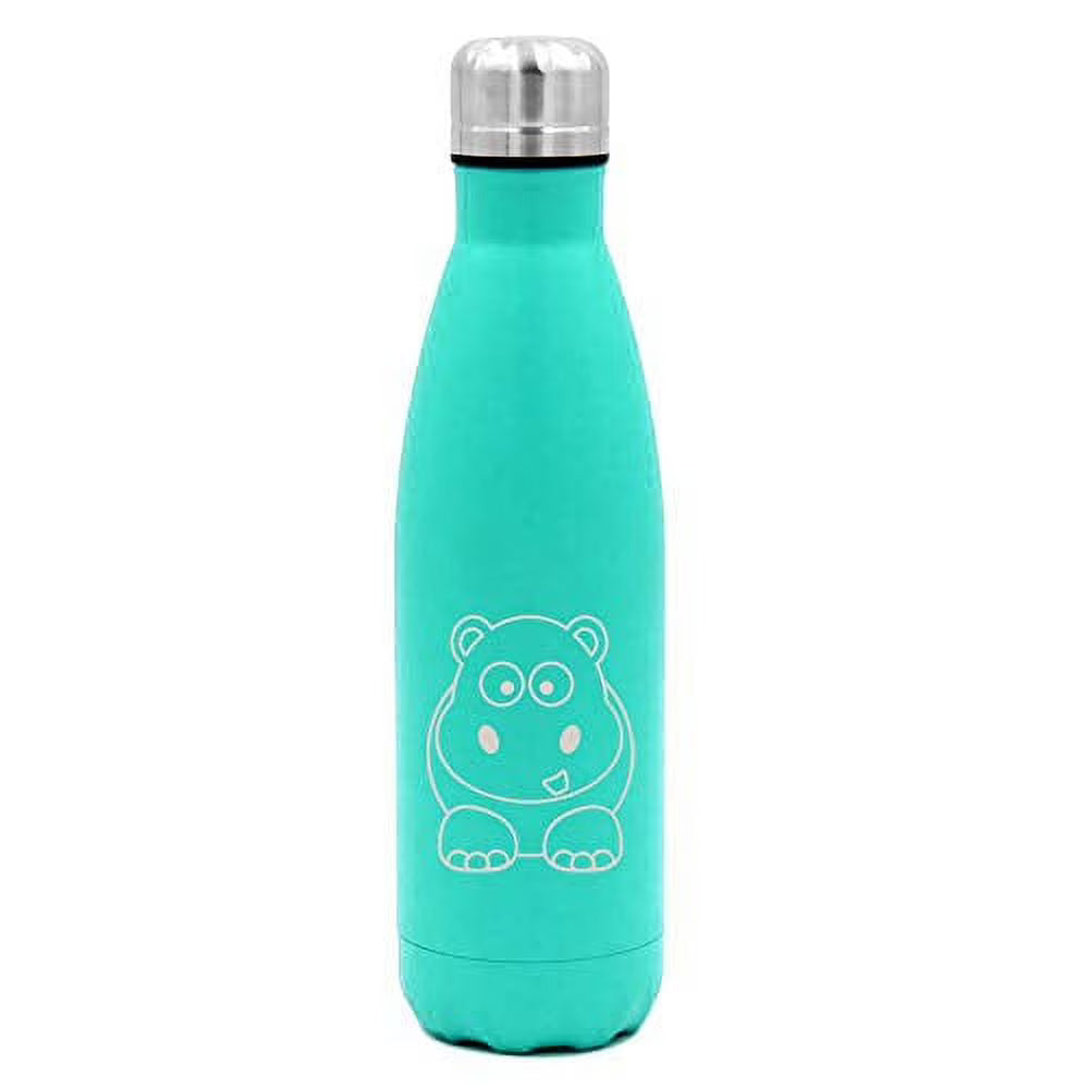 17 oz. Double Wall Vacuum Insulated Stainless Steel Water Bottle Travel Mug Cup L5536
