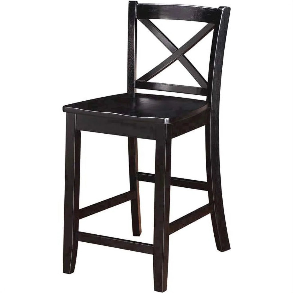 Black Finish Folding Dining Chairs U708160