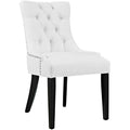 White Faux Leather Dining Chair J719944