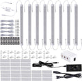 Dimmable Hardwired Plug in 24W 8 pcs 11 Inches LED Bar Lights K329