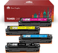 Compatible Toner Cartridges 4-Pack Black Cyan Magenta Yellow P3168