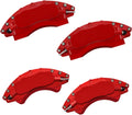 Red Brake Caliper Covers Set of 4 C990
