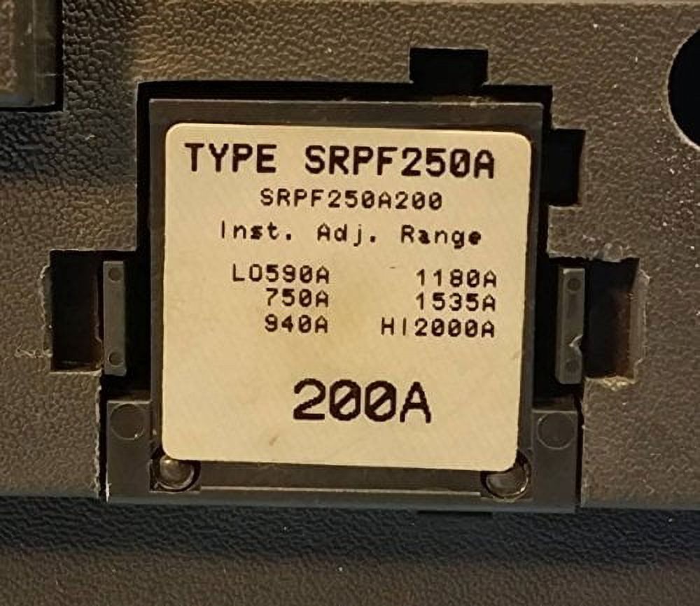 250A Spectra Circuit Breaker 200 Amp Plug 600V R5531