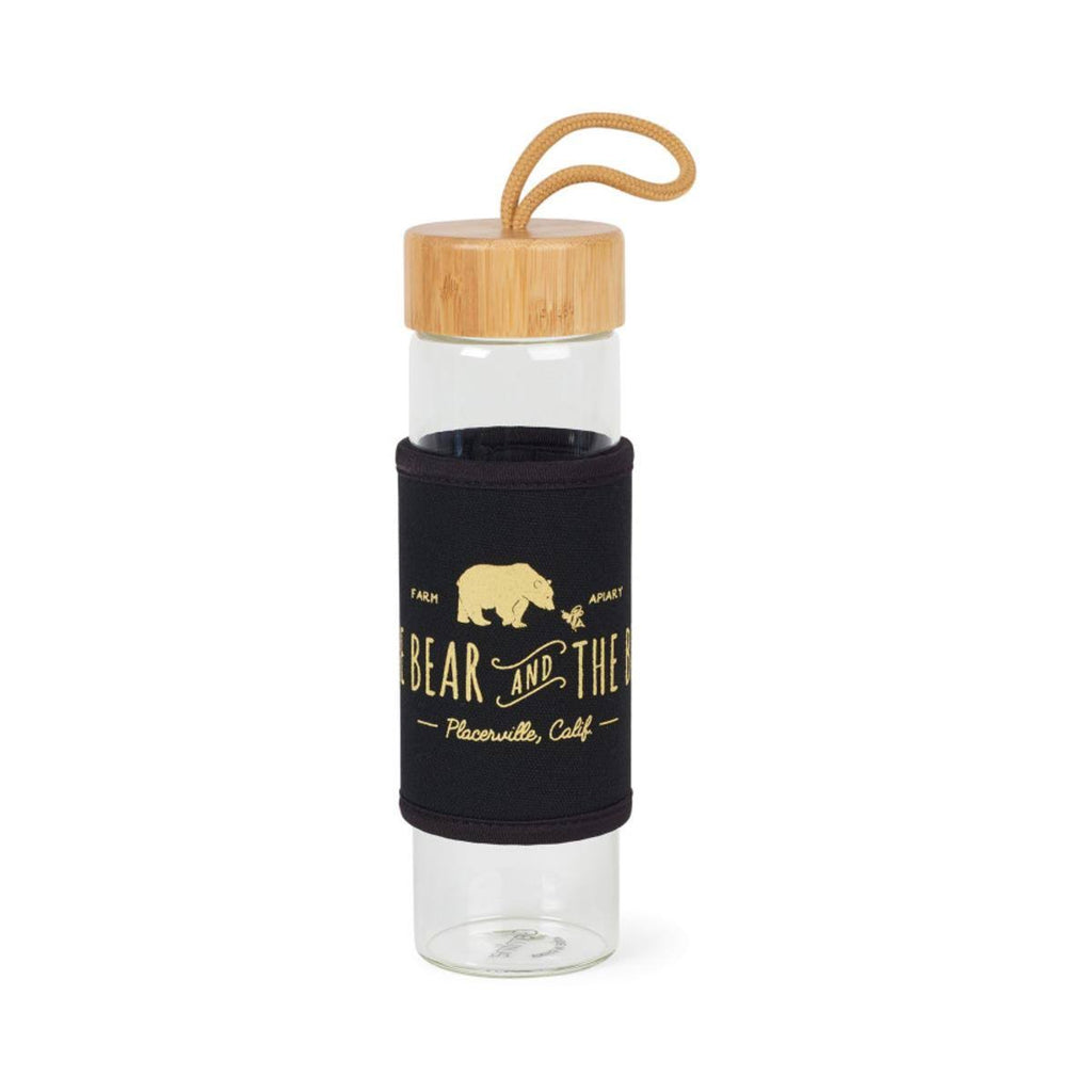18.5 oz Printed Bamboo Glass Bottle L121