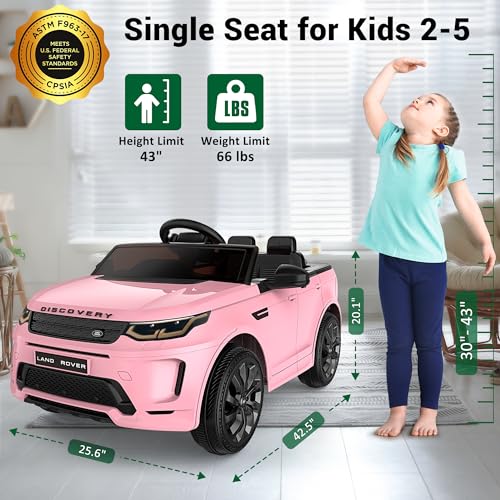 White Single Seat Ride On Car with Parent Remote Control O372
