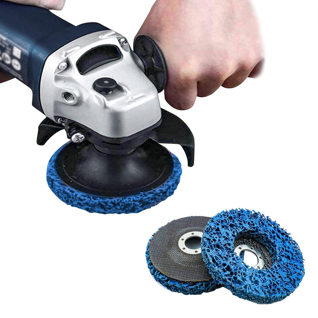 12 Pack Blue Stripping Wheel 4-1/2 x 7/8 inch J781