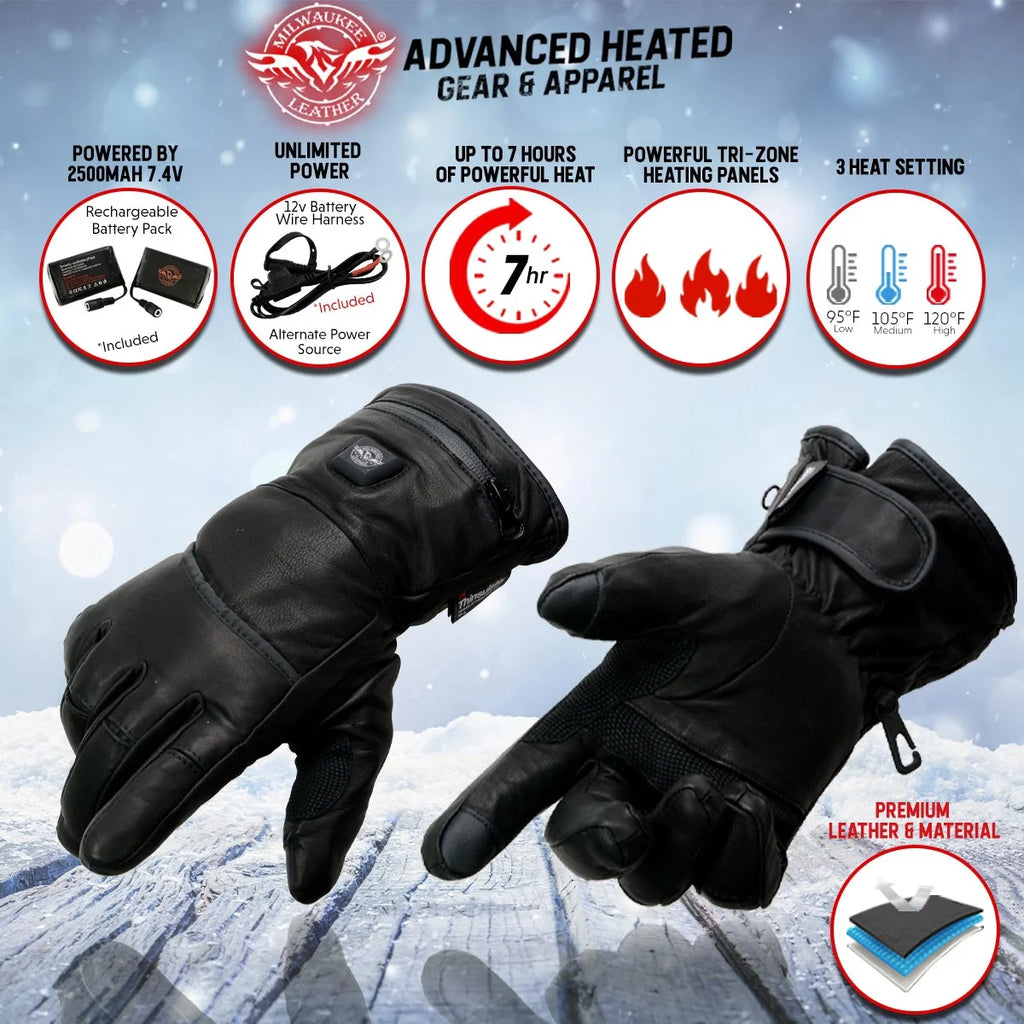 Heated Winter Gloves with Battery 3X-Large N254