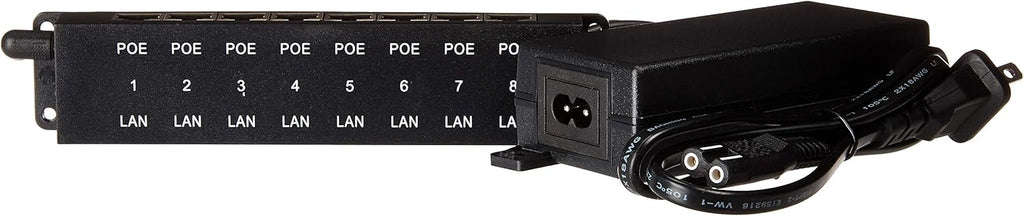 8 Port Passive PoE Injector with 48V 60W Power Supply, Pack of 2 J284053