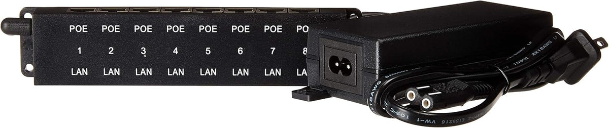 8 Port Passive PoE Injector with 48V 60W Power Supply, Pack of 2 J284053