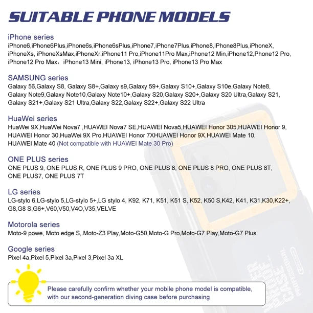 Waterproof Protective Case for Phones Up to 6.9 Inch F131