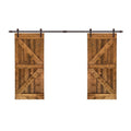 Walnut Barn Door with Hardware Kit N5764