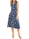 Printed Midi Shirtdress T314543