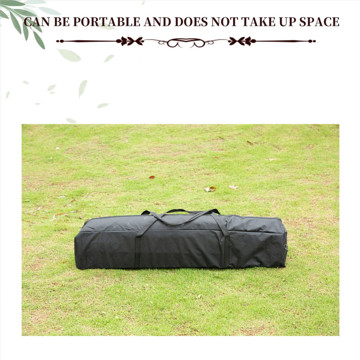 8x8 Ft Pop-up Walk-in Greenhouse with Roll-up Zip Door and 2 Windows J4308