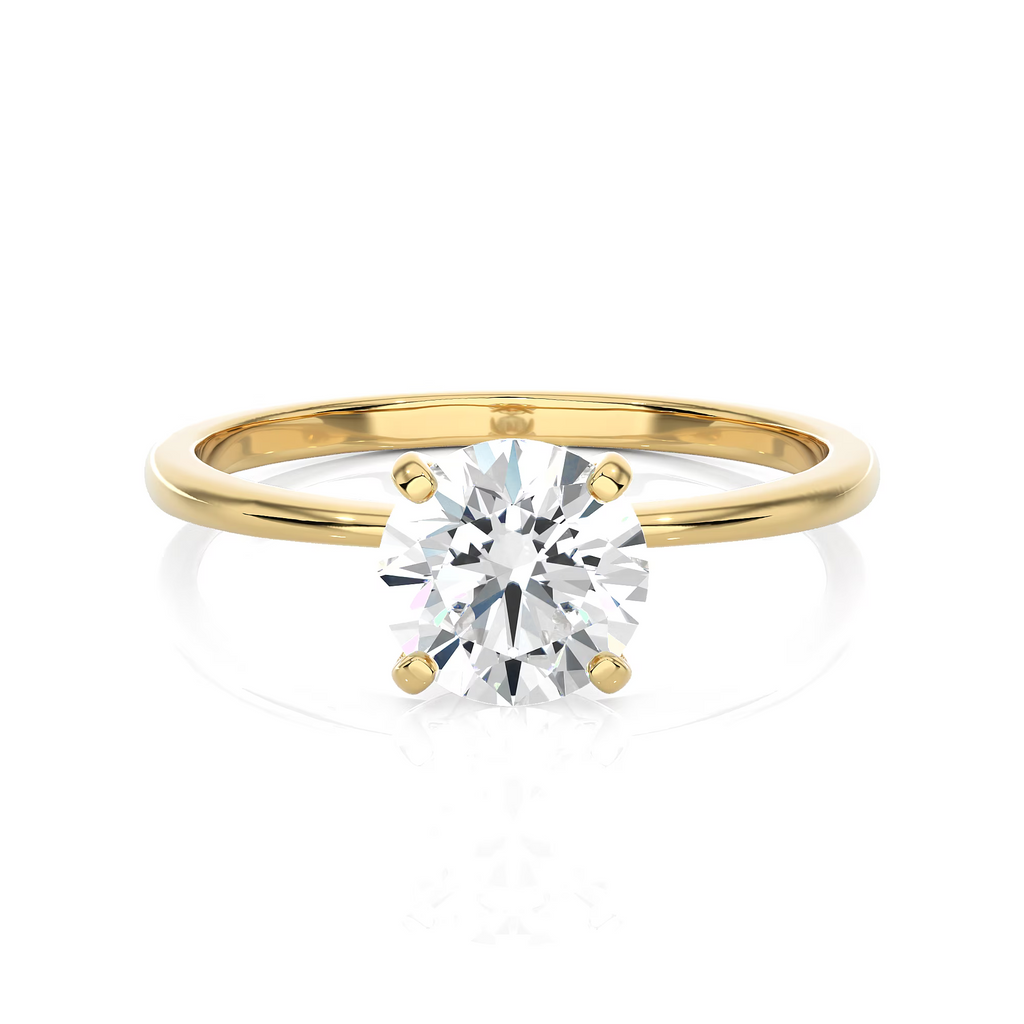14k Yellow Gold Solitaire Engagement Ring V982964