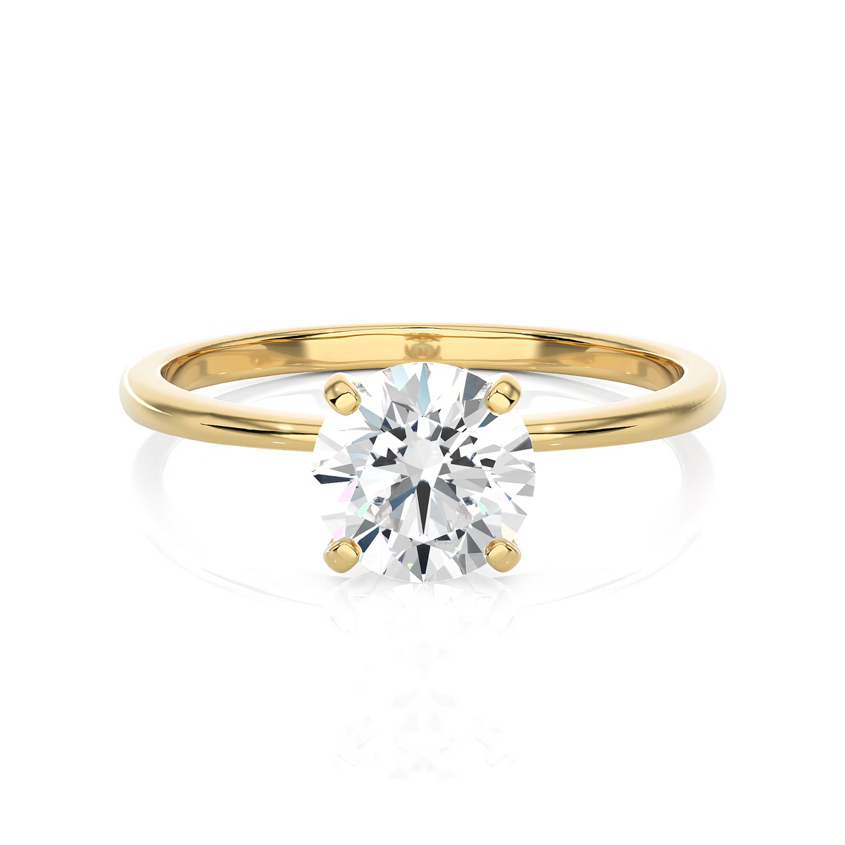 14k Yellow Gold Solitaire Engagement Ring V982964