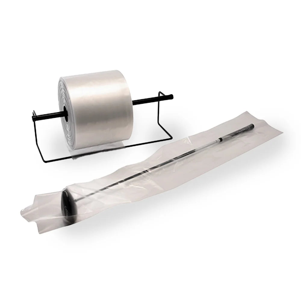 Clear Lay Flat Poly Tubing 4 Inches x 3000 Feet, 2 Mil - 1 Roll L395
