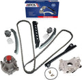 Timing Chain Kit with Water Pump & Oil Pump for Ford E-150 Econoline 2002-1997 & for Ford F-150 F-250 & for Ford Excursion 5.4L V8 SOHC Q9021