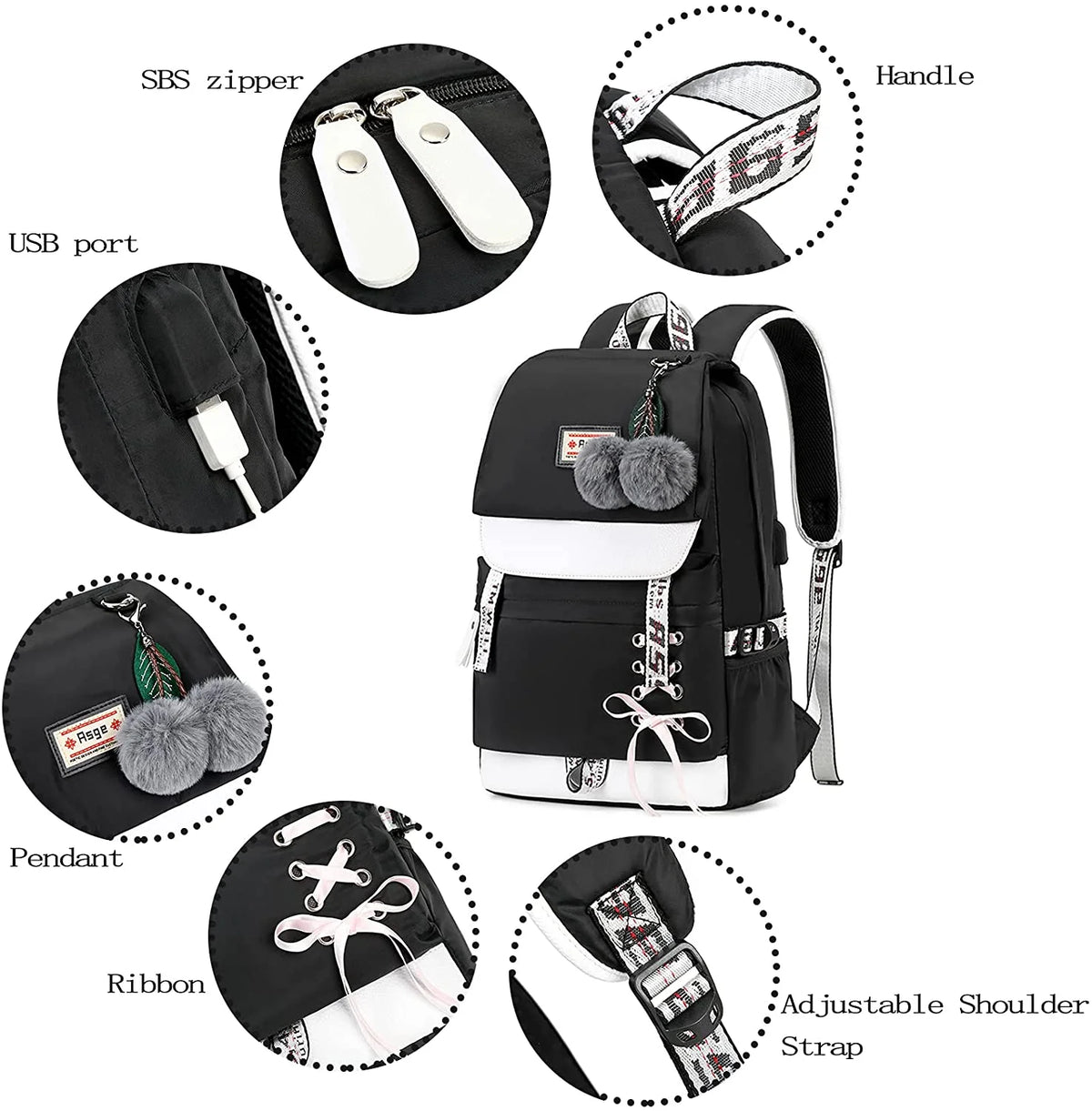 Casual Daypack Backpack F224